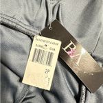 Betsy and Adam B&A by Sequined Ruffled Gown Women's Petite 2P Gray Scallop Sleeve Photo 9