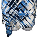 White House | Black Market WHITE HOUSE BLACK MARKET Geo Print Tiered Slanted Hem Top NWOT Size XS Photo 3