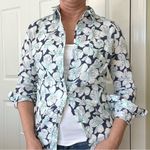 Gap  button down shirt floral lightweight XS Photo 6