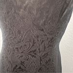 JAYGODFREY Size 8 Black Brocade Back Zip Scoop Neck Mini Dress LBD cocktails Photo 2