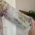 Coldwater Creek Sheer Velvet Burnout Full Zip Jacket XL Size 16 Artsy Lagenlook Photo 4