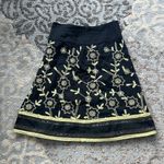INDISKA Floral Embroidered Skirt Black XS Photo 3