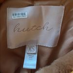 Hutch Anthropologie  Colorblock Stripe Faux Fur Coat Photo 3