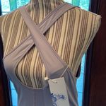 Icy Zone cross cross grayish lavender small top Photo 5