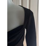 Windsor Mini Long Sleeve BodyCon Formal Dress Lined Open Neck Cocktail Small Photo 3