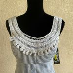 Sequin Hearts  Juniors‎ Womens Dress Size 9 Seersucker Striped Tank Lace Easter Photo 3