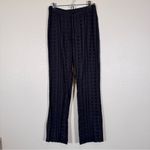 Anna Sui  Black Eyelet Lace Trouser Dress Pants Womens 6 Whimsigoth Preppy Fall Photo 10