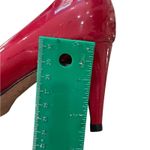 Cole Haan  CHELSEA Red Patent slip on platform Leather Heels Sz 7 NWOB Photo 7