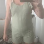 Women's Light Green Jumpsuit Size XS Photo 0