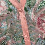 Victoria's Secret womens small two piece lingerie robe set pink gold label vtg pa Photo 4