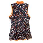 Callaway Golf Mini Dress Womens XL Blue Indigo Floral Opti Dri UPF50 Sporty Photo 4