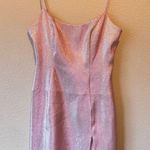 White Fox Boutique  Pink Sparkle Mini Dress Womens S Flashing Lights Baddie Y2K Photo 0