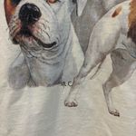 Vintage Dog Graphic Tee Shirt White Size M Photo 3