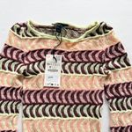 ZARA  Knit Crochet Mini Dress Stripe Yellow Orange Size XS NEW Summer Beach Photo 2