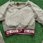 Gymshark Gray Crop Top Fitted Sweatshirt Photo 0