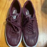 Converse BNWOT Maroon  Leather sneakers Photo 1