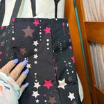 Kate Spade New York Black Tote with Pink and White Stars Photo 6