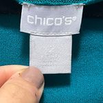 Missguided Chico's Cami Tank Top Blue Scoop Neck Stretch Pullover Tee Sz 2 Medium Photo 3