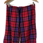 Victoria's Secret 2 Pc Pink & Purple Buffalo Plaid Pajama Set Women's Small Photo 6