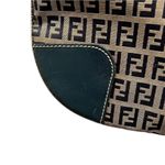 Fendi Navy Zucca Tote - piping wear Photo 9