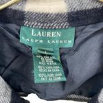 Ralph Lauren Womens L Buffalo Plaid Shacket Black and Ivory Full Zip 100% Wool Size L Photo 1