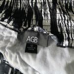 AGB Byer Black White Maxi Dress V Neck Babydoll Boho Chic Aztec Peasant Beach 12 Photo 8