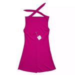 See You Monday Mini Dress Womens XL Barbie Pink Sleeveless Halter Slip NWT Photo 7