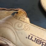 Born Hand Crafted Brown Leather Braided Weave Thong Sandals CQC12 Sz 7 M/W Photo 8