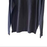 Vince  Black Long Sleeves Crewneck Cotton Minimalist Essential Unisex  Shirt L Photo 3