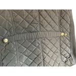 Cambridge Dry Goods Black Quilted Vest Size Medium Full Zip Photo 5