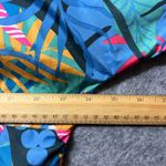 Lauren James  Pullover‎ Anorak Jacket Tropical Print Rain Windbreaker Small Photo 3