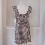Topshop Dress Gingham Ruffle Mini Size 8 New w/Tag Photo 9