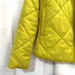 NY&C Lemon Yellow Quilted Zip Front Puffer Jacket Size M Size M Photo 7