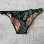 J.Crew Heritage 1989 Bikini Bottom NWT size Large Cool Cypress Green High-Leg Photo 2