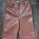 Wilfred  Brown Leather Pants Photo 1