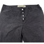 Gap  Jeans Size 34" Tall Long & Lean Flare Leg Stretch Black Denim Button Fly Photo 2