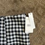 Free People  Femme Modern Gingham Plaid Mini Skirt High Waist Photo 4