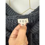 POL Dark Gray Hooded Popcorn Pullover Sweater - Size - Small Photo 4