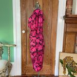 DO+BE NWT Floral One Shoulder Roses Midi Tulip Dress - Size Small Photo 7