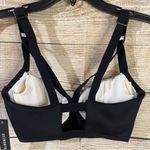 Secndnture athletic strappy sports bra black/silver women’s size XS Photo 5