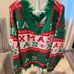 Planet Gold  fringe Christmas sweater Photo 0