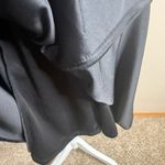 Coldwater Creek Black velour Sheath Dress Plunge Neck 3/4 Sleeve Photo 12