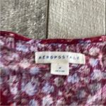 Aeropostale  Size Medium Red Floral Bohemian Style Top. Photo 3