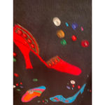 PBJ Sport vintage cardigan with beaded shoes size M Black Size M Photo 3