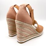 Toms Women's Marisol Sandy Beige Suede Sandal Size 6.5 New Espadrilles Wedge Photo 2