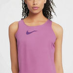 Nike  pro purple tank top rise medium Photo 0