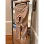 Mono B Shimmer and Shine High‎ Waisted Leggings Size medium Tan/Gold Tan Photo 2