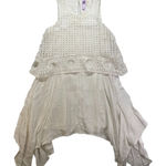 Alya Dress Womens XS White Lace Sleeveless Asymmetrical Scoop Neck layered Photo 0