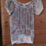 Maurice's Sheer Short Sleeve Blouse Photo 4