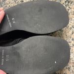 Stuart Weitzman Vintage  Suede Black Slip On Clogs Fuzzy Interior Size 6.5B #3118 Photo 5